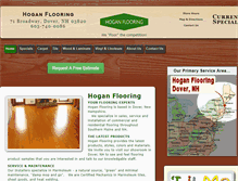 Tablet Screenshot of hoganflooring.net